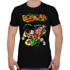 PRINTFASHION Dragonball - Férfi póló - Fekete férfi póló