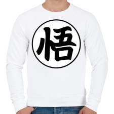 PRINTFASHION DRAGONBALL - Férfi pulóver - Fehér férfi pulóver, kardigán