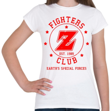 PRINTFASHION Dragonball Fighters Z Club - Női póló - Fehér női póló