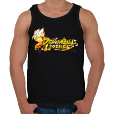 PRINTFASHION DragonBall: Legends - Férfi atléta - Fekete