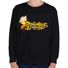 PRINTFASHION DragonBall: Legends - Gyerek pulóver - Fekete gyerek pulóver, kardigán