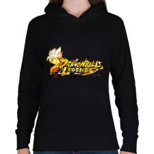 PRINTFASHION DragonBall: Legends - Női kapucnis pulóver - Fekete női pulóver, kardigán