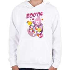 PRINTFASHION Dragonball - Majin boo - Gyerek kapucnis pulóver - Fehér gyerek pulóver, kardigán