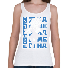 PRINTFASHION Dragonball - Son Gohan kamehameha - Női atléta - Fehér női trikó