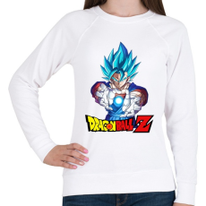 PRINTFASHION Dragonball Vegeta - Női pulóver - Fehér