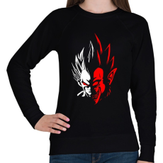 PRINTFASHION Dragonball - Vegita - Női pulóver - Fekete