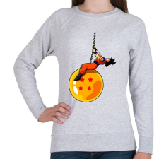 PRINTFASHION Dragonball - Wrecking Ball - Női pulóver - Sport szürke női pulóver, kardigán