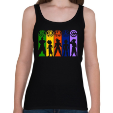 PRINTFASHION Dragonball Z harcosok - Női atléta - Fekete