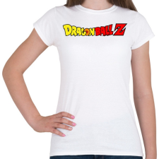 PRINTFASHION Dragonball Z logo - Női póló - Fehér női póló