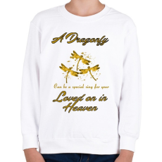 PRINTFASHION dragonfly - Gyerek pulóver - Fehér