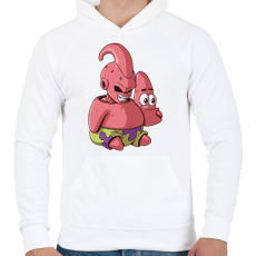 PRINTFASHION Dragonick - Férfi kapucnis pulóver - Fehér
