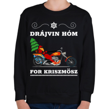 PRINTFASHION DRÁJVIN HÓM 2 - Gyerek pulóver - Fekete gyerek pulóver, kardigán