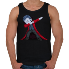 PRINTFASHION Drakula Dabbing - Férfi atléta - Fekete atléta, trikó