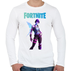 PRINTFASHION Dream Fortnite - Férfi hosszú ujjú póló - Fehér