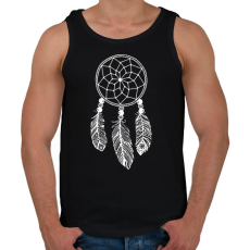 PRINTFASHION Dreamcatcher - Férfi atléta - Fekete