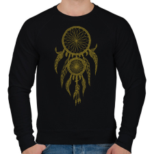 PRINTFASHION dreamcatcher - Férfi pulóver - Fekete férfi pulóver, kardigán