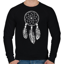 PRINTFASHION Dreamcatcher - Férfi pulóver - Fekete férfi pulóver, kardigán