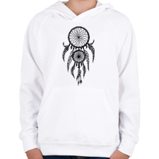 PRINTFASHION dreamcatcher - Gyerek kapucnis pulóver - Fehér gyerek pulóver, kardigán