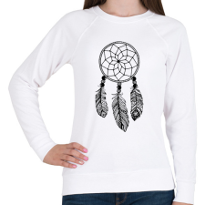 PRINTFASHION Dreamcatcher - Női pulóver - Fehér női pulóver, kardigán