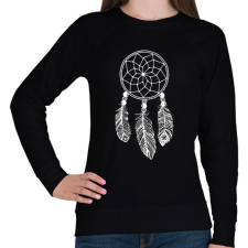 PRINTFASHION Dreamcatcher - Női pulóver - Fekete női pulóver, kardigán