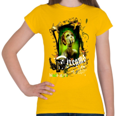 PRINTFASHION DREAMS - Női póló - Sárga