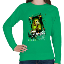 PRINTFASHION DREAMS - Női pulóver - Zöld női pulóver, kardigán