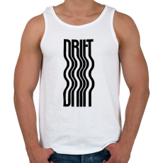 PRINTFASHION Drift - Férfi atléta - Fehér
