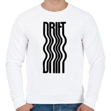PRINTFASHION Drift - Férfi pulóver - Fehér férfi pulóver, kardigán