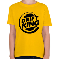 PRINTFASHION Drift King - Gyerek póló - Sárga gyerek póló