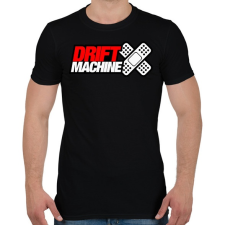 PRINTFASHION Drift Machine - Férfi póló - Fekete férfi póló