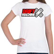 PRINTFASHION Drift Machine - Női póló - Fehér női póló