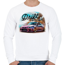 PRINTFASHION Driftelés - Férfi pulóver - Fehér férfi pulóver, kardigán