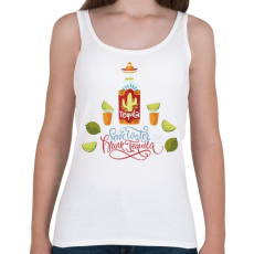PRINTFASHION Drink Tequila  - Női atléta - Fehér