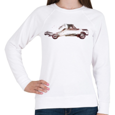 PRINTFASHION Drive me back home 3 - Női pulóver - Fehér