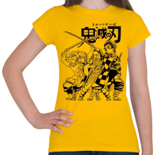 PRINTFASHION DS Anime - Női póló - Sárga női póló