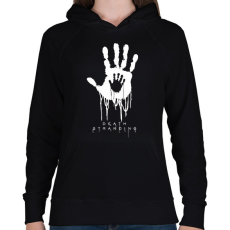 PRINTFASHION DS Hand - Női kapucnis pulóver - Fekete