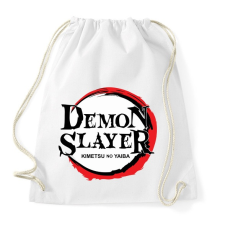 PRINTFASHION DS Kimetsu no yaiba - Sportzsák, Tornazsák - Fehér tornazsák