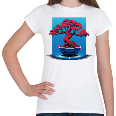 PRINTFASHION DSL - (8) a bit of BONSAI - Női póló - Fehér