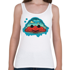 PRINTFASHION DSL Cloud Smiley #3 - Női atléta - Fehér