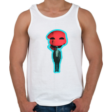 PRINTFASHION DSL Cloud Smiley #5 - Férfi atléta - Fehér