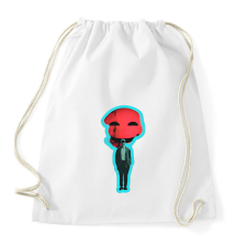 PRINTFASHION DSL Cloud Smiley #5 - Sportzsák, Tornazsák - Fehér tornazsák