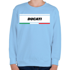 PRINTFASHION DUCATI - Gyerek pulóver - Világoskék gyerek pulóver, kardigán