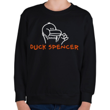 PRINTFASHION Duck (Bud) Spencer - Gyerek pulóver - Fekete gyerek pulóver, kardigán