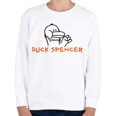 PRINTFASHION Duck Spencer - Gyerek pulóver - Fehér