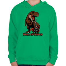 PRINTFASHION Duel of Kings - Gyerek kapucnis pulóver - Zöld