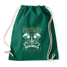 PRINTFASHION Dugattyúk - Sportzsák, Tornazsák - Sötétzöld tornazsák