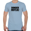 PRINTFASHION Dunder Mifflin Paper Company - Férfi póló - Világoskék