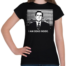 PRINTFASHION Dunder Mifflin Paper Company - Női póló - Fekete női póló