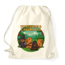 PRINTFASHION Dungeons & Capybaras - Sportzsák, Tornazsák - Natúr tornazsák
