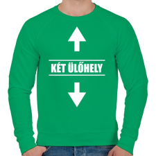 PRINTFASHION Dupla Ülőhely - Férfi pulóver - Zöld férfi pulóver, kardigán